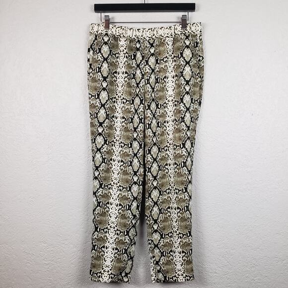 NEW! Banana Republic Snakeskin Print Pants - M - Picture 2 of 5